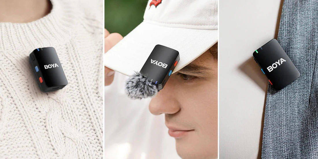 BOYA MIC - Wireless Mic with Onboard Recording for Pro Audio BOYA MIC - Wireless Mic with Onboard Recording for Pro Audio
