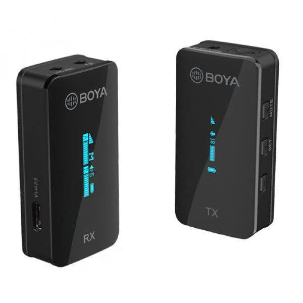 BOYA BY-XM6-S1 Wireless Mic – Compact 2.4GHz Audio System BOYA BY-XM6-S1 Wireless Mic – Compact 2.4GHz Audio System