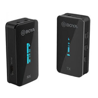 مايك لاسلكي BOYA BY-XM6-S1 احترافي وصغير الحجم
