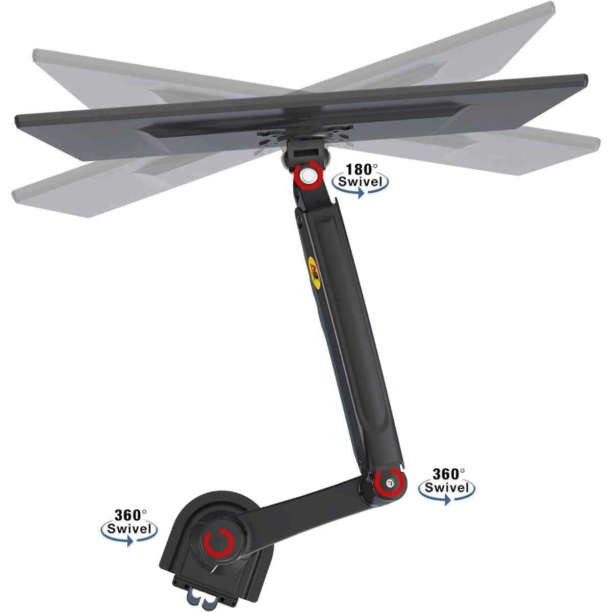 North Bayou H180 22"-32" Universal Full Motion Dual Arm