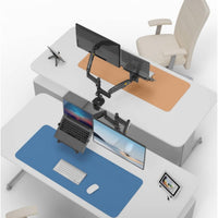 North Bayou H180-FP 10"-17" Laptop/Tablet 17"27" Monitors Ergonomic Gas-Spring Multifunctional Dual Bracket Desk Mount
