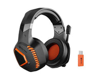 Meetion BTH014 2.4G Wireless Bluetooth & Wired Gaming Headset - Black