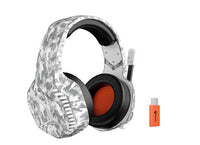 Meetion BTH014 2.4G Wireless Bluetooth & Wired Gaming Headset - White