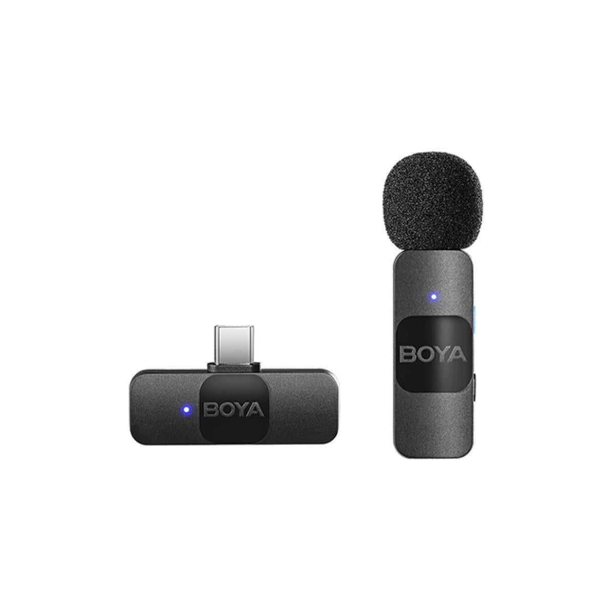 BOYA Ultracompact 2.4GHz Type-C Wireless Microphone System - Black BOYA Ultracompact 2.4GHz Type-C Wireless Microphone System - Black