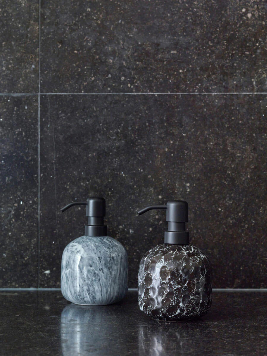 Aquanova Banu Soap Dispenser – Stone, 430ml Ceramic Design