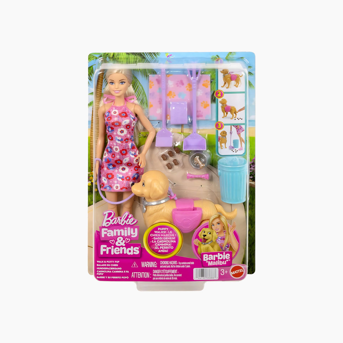 Barbie Doll Walk and Potty