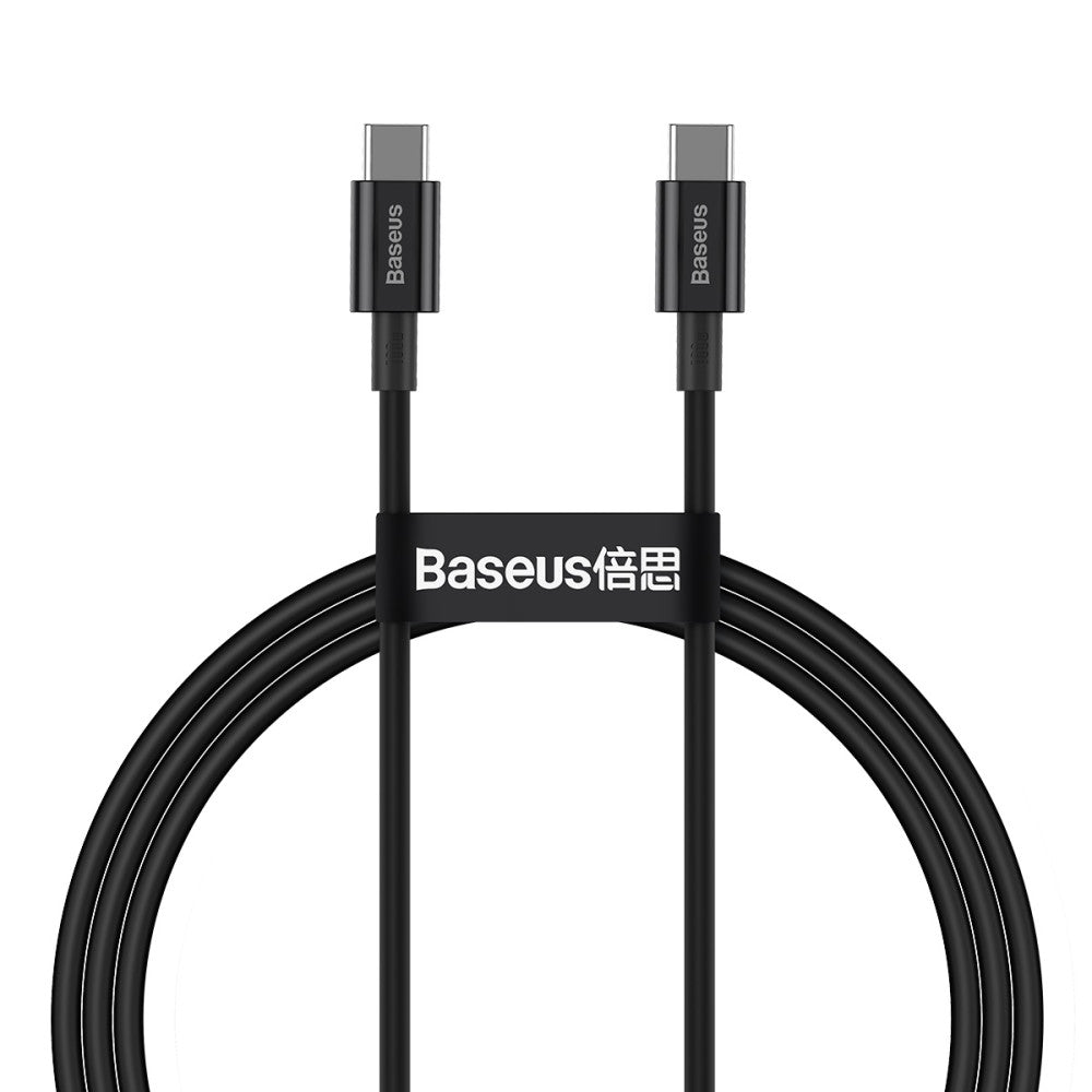 Baseus Cable Type-C to Type-C  Fast Charging 100W 1m - Black