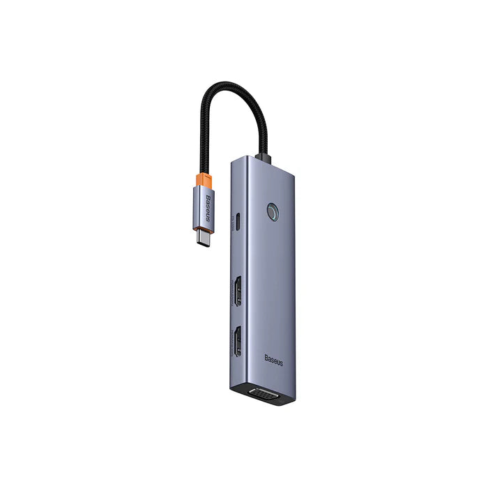 Baseus PortalJoy Series 7-Port Triple-Display HUB Space Grey Baseus PortalJoy Series 7-Port Triple-Display HUB Space Grey