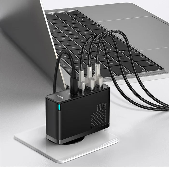 Baseus GaN2 Wall Charger 100W 4 Ports Fast Charger Baseus GaN2 Wall Charger 100W 4 Ports Fast Charger