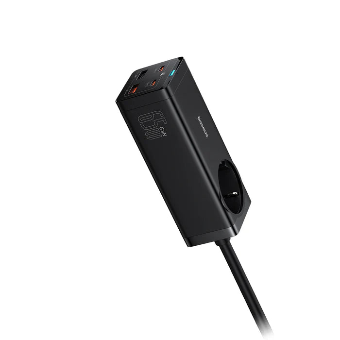 Baseus GaN3 Pro Desktop Powerstrip 65W with Fast Charging Cable Baseus GaN3 Pro Desktop Powerstrip 65W with Fast Charging Cable