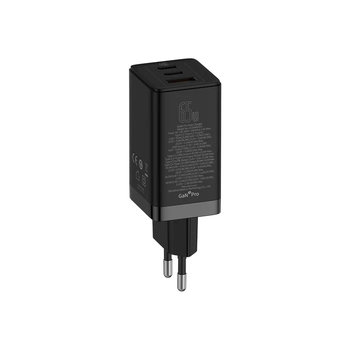 Baseus GaN5 Pro 65W Fast Charger with 100W Type-C Cable Baseus GaN5 Pro 65W Fast Charger with 100W Type-C Cable
