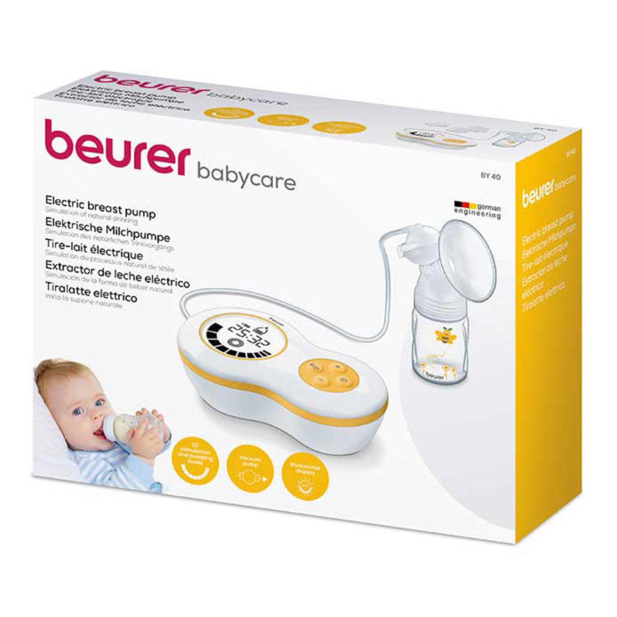 Beurer BY 40 Electric Breast Pump for Comfort & Efficiency
