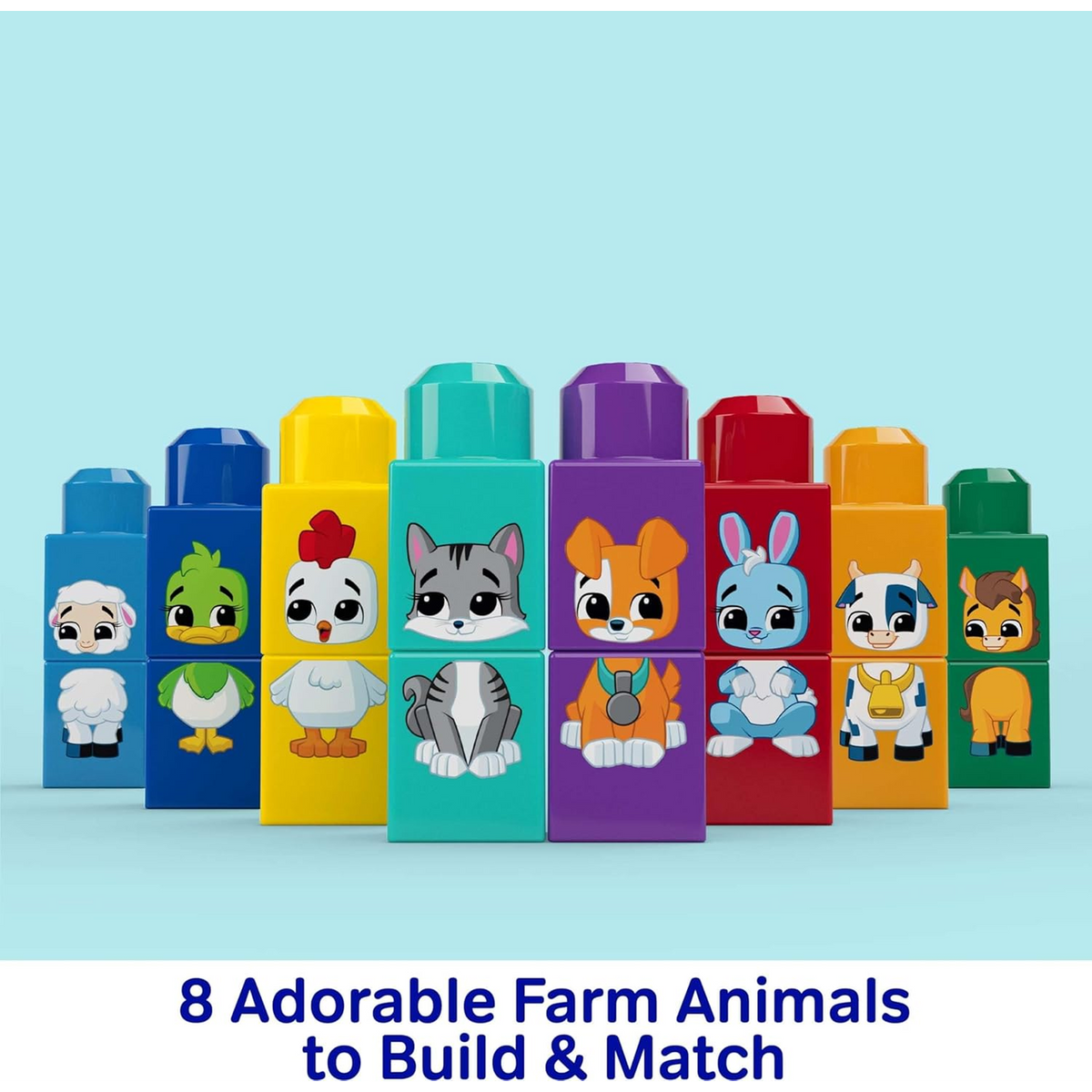 Mega Bloks Build and Match Animal Tractor