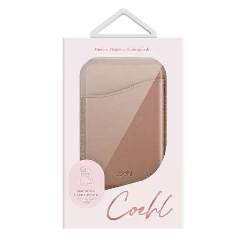 UNIQ Coehl Esme Magnetic Cardholder with Mirror & Stand