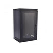 HAING 15U Wall-Mount Network Cabinet, 600 x 600 x 750mm, Glass Door, Cooling Fan, 4-Port PDU and Shelf