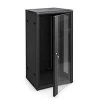 HAING 27U Network Cabinet, 600 x 600 x 1390mm, Glass Door, Dual Fans, 6-Port PDU and Shelf