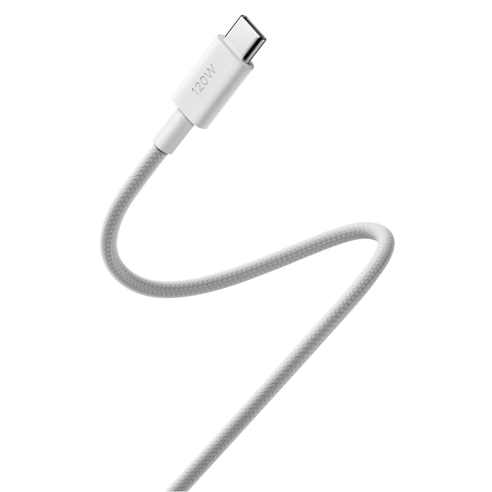Xiaomi 2m 6A Braided USB-C to USB-C Cable – White