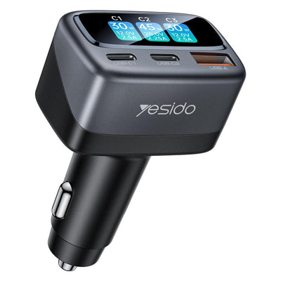 YESIDO Y75 105W 3-Port Fast Car Charger