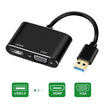 محول Haing USB 3.0 إلى HDMI/VGA | توصيل شاشات إضافية بدقة Full HD
