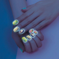 Clementoni Crazy Chic Nail Glow in the Dark K