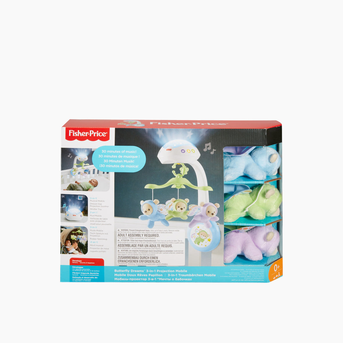 Fisher-Price Butterfly Dreams 3-in-1 Projection Mobile