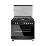 CONTI Gas Cooker 90CM – 5 Burners with Cast Iron Grates