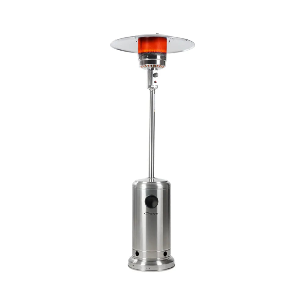 CONTI Patio Gas Heater – Stainless Steel Outdoor Heating CONTI Patio Gas Heater – Stainless Steel Outdoor Heating