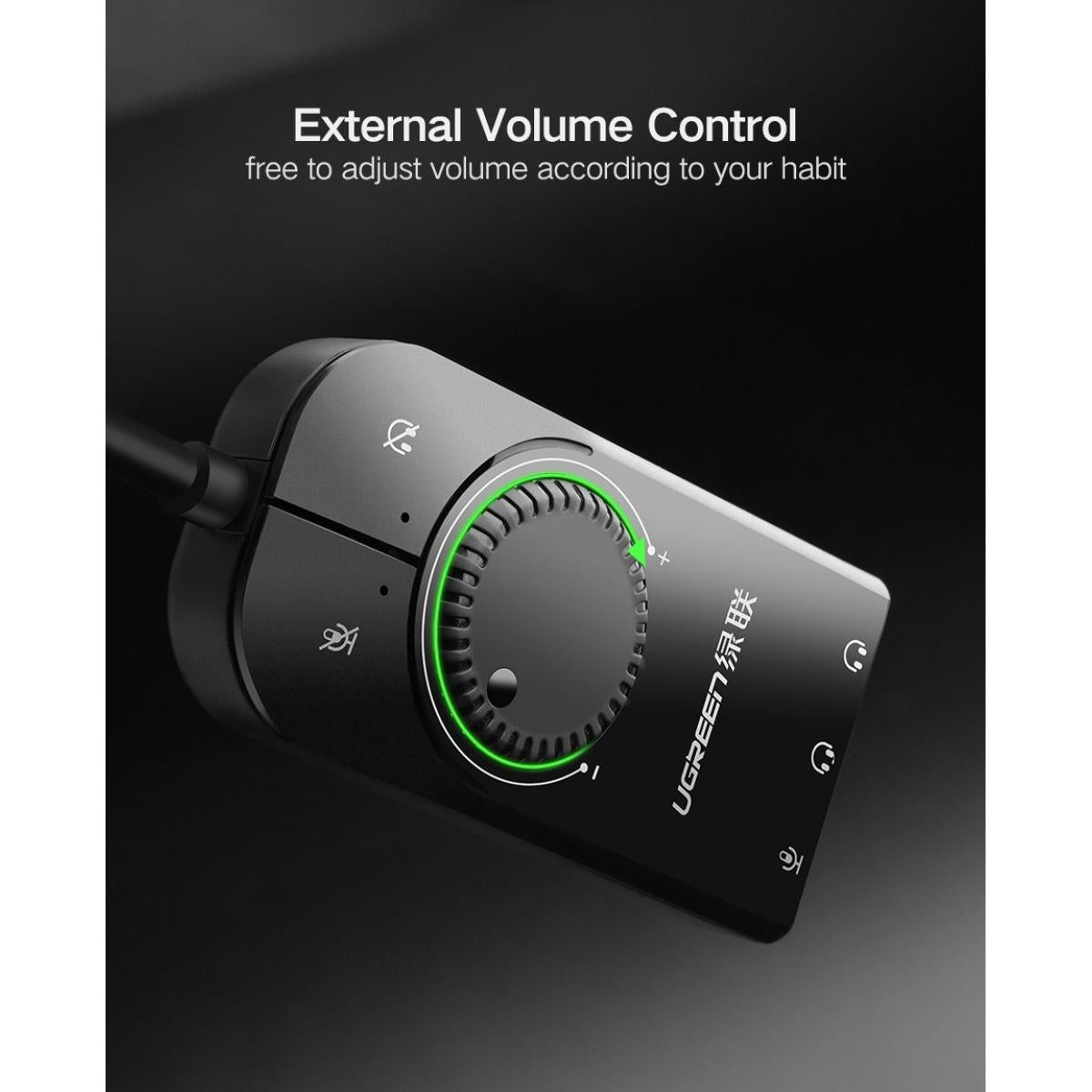 UGREEN CM129 USB External Stereo Sound Adapter UGREEN CM129 USB External Stereo Sound Adapter