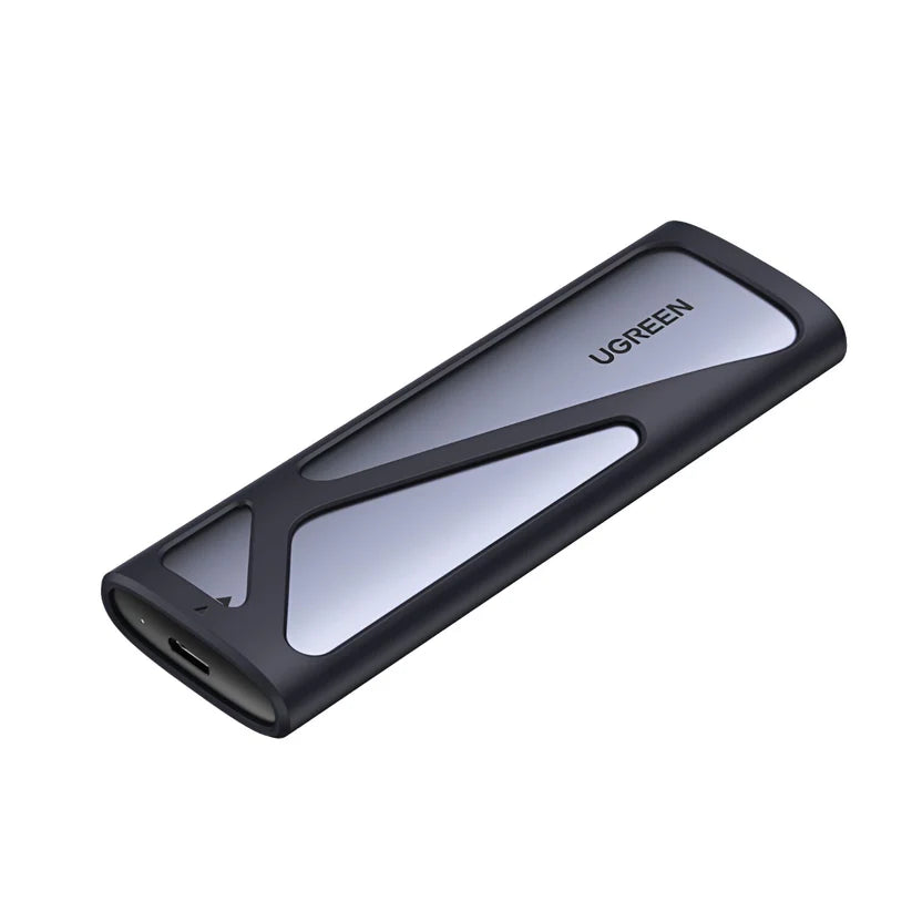 علبة UGREEN لتحويل SSD M.2 SATA & NVMe إلى خارجي
