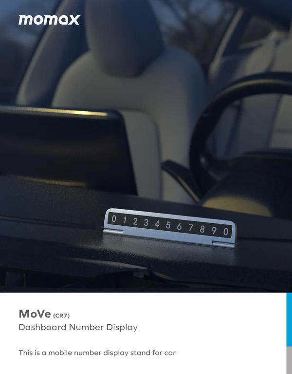 Momax MoVe Vehicle Number Display Privacy Protection - Silver Momax MoVe Vehicle Number Display Privacy Protection - Silver