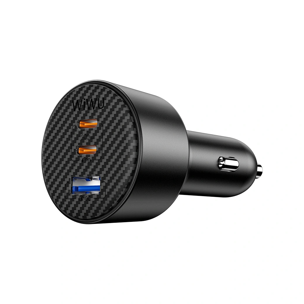 WiWU Wi-CC026 200W Triple-Port Car Charger PD PPS WiWU Wi-CC026 200W Triple-Port Car Charger PD PPS