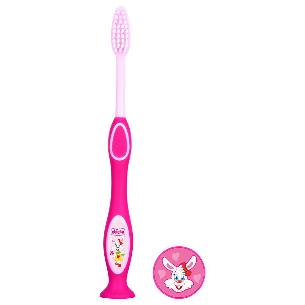 Chicco 36M+ Oral Care Set for Girls Travel-Friendly - Pink Chicco 36M+ Oral Care Set for Girls Travel-Friendly - Pink