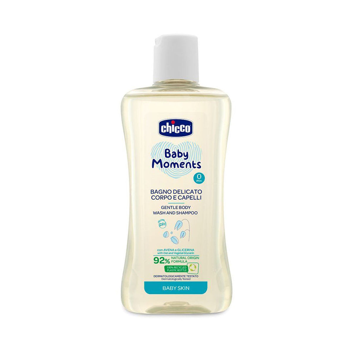 Chicco BM Baby Wash & Shampoo Gentle & Hydrating 200ml Chicco BM Baby Wash & Shampoo Gentle & Hydrating 200ml