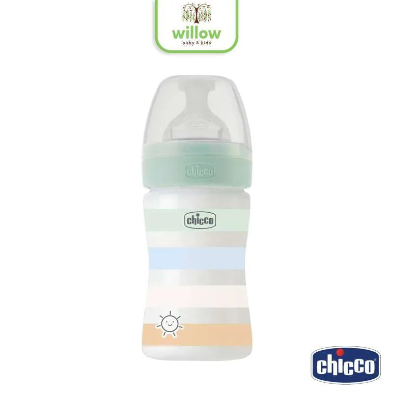 Chicco BOTTLE WB PP BOY 150 SLOW SIL Safe & Anti-Colic - Green Chicco BOTTLE WB PP BOY 150 SLOW SIL Safe & Anti-Colic - Green