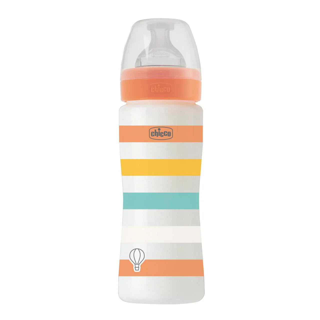 Chicco BOTTLE WB PP UNI 330ml FAST SIL & Anti-Colic - Orange