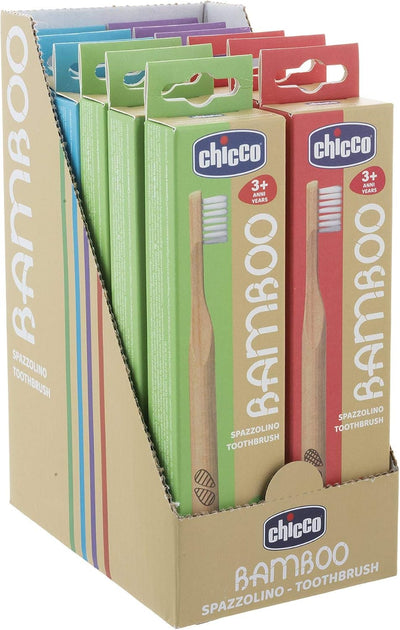 Chicco Bamboo Kids Toothbrush Soft Bristles & Eco-Friendly