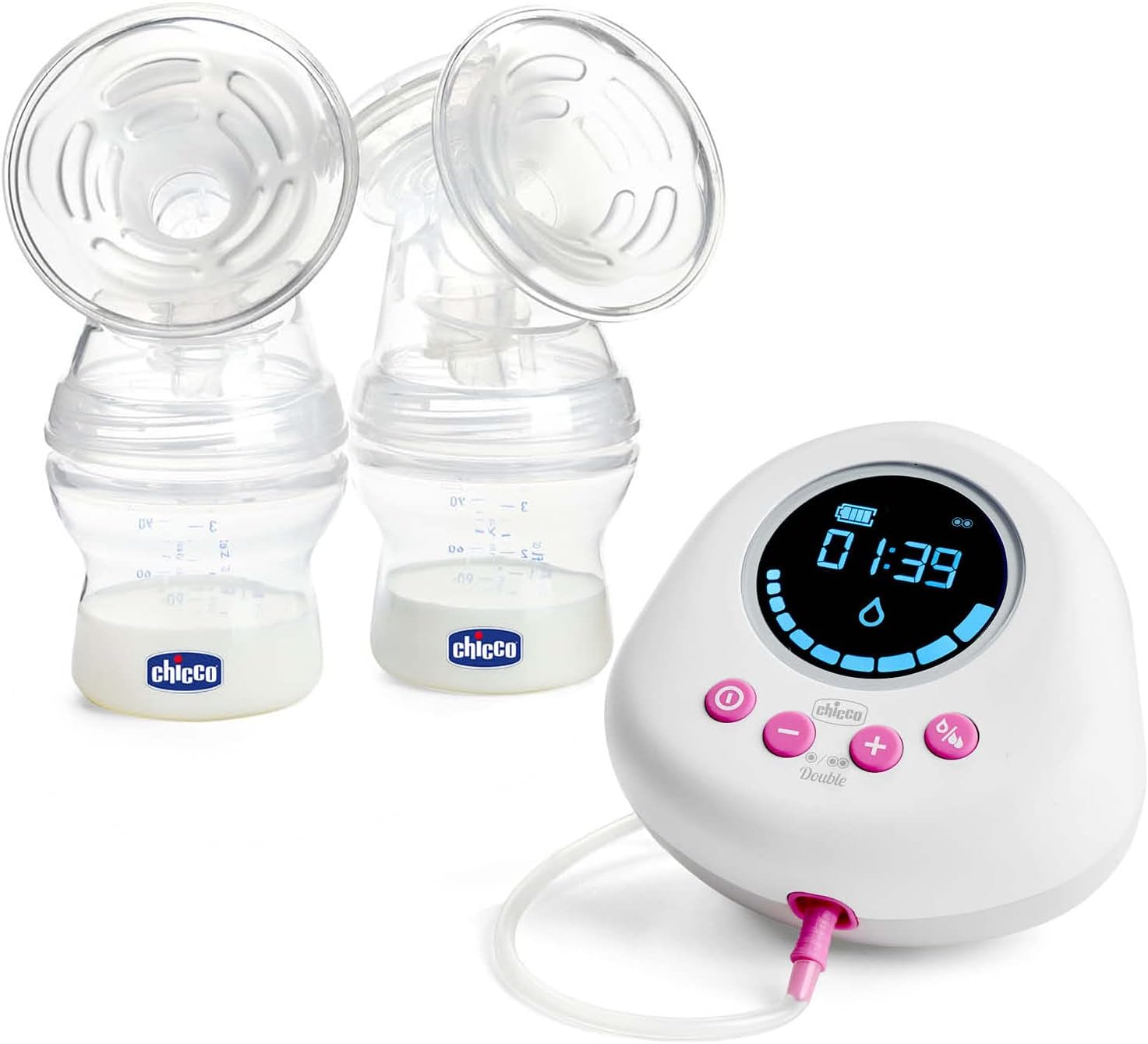 Chicco Double Electric Breast Pump Fast & Comfortable Chicco Double Electric Breast Pump Fast & Comfortable