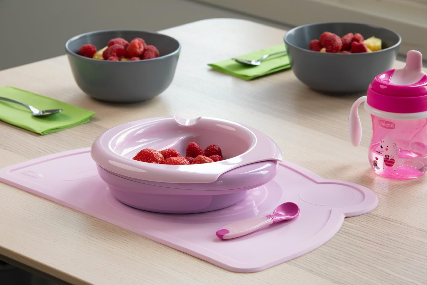 Chicco First Spoon 8M+ Girl Easy & Safe for Self-Feeding
