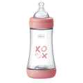 Chicco P5 PP Girl Bottle 240ml Medium Flow 2023 C Anti-Colic - Pink