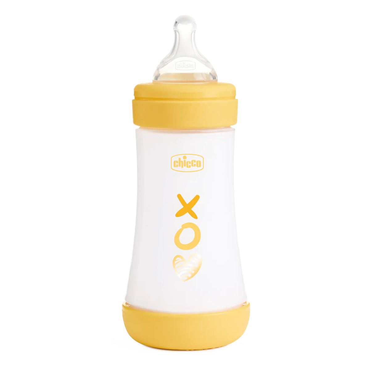 Chicco P5 PP UNI Bottle 240ml Medium Flow 2023 C Anti-Colic - Yellow