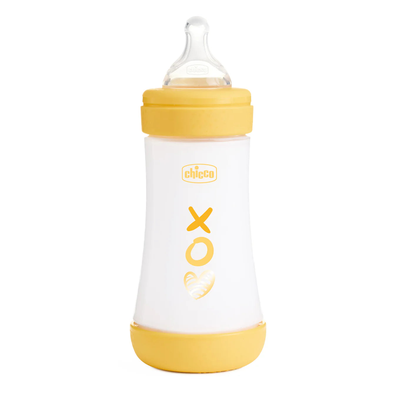 Chicco P5 PP UNI Bottle 240ml Medium Flow 2023 C Anti-Colic - Yellow