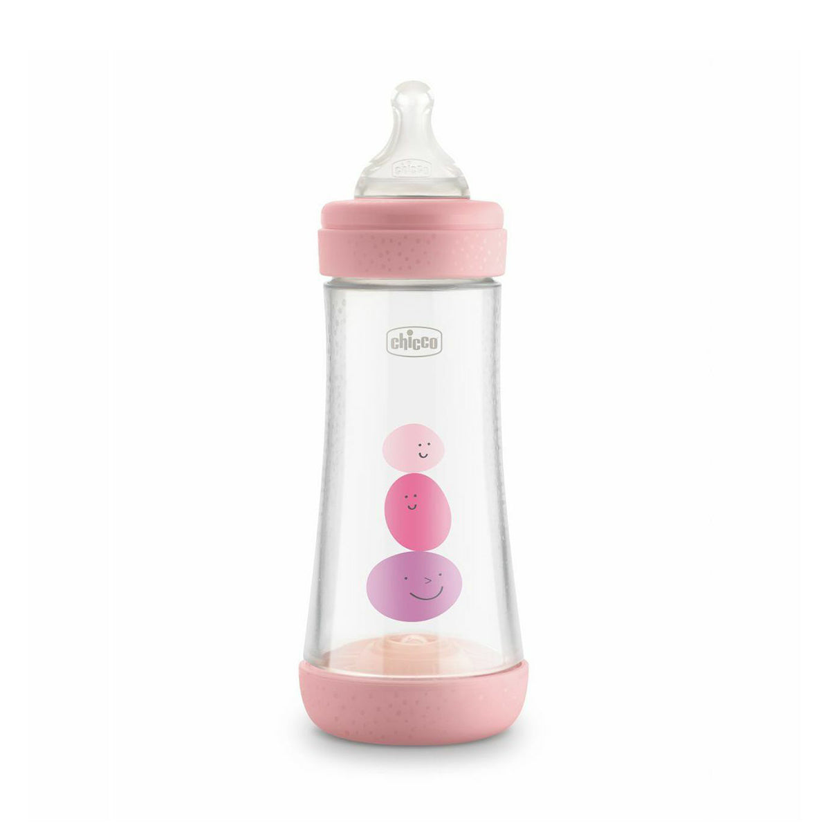Chicco PERFECT5 Girl Bottle 300ml Anti-Colic Fast Flow CL2 - Pink