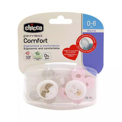 Chicco Physio Comfort Girl 0-6M Soft & Orthodontic Soother