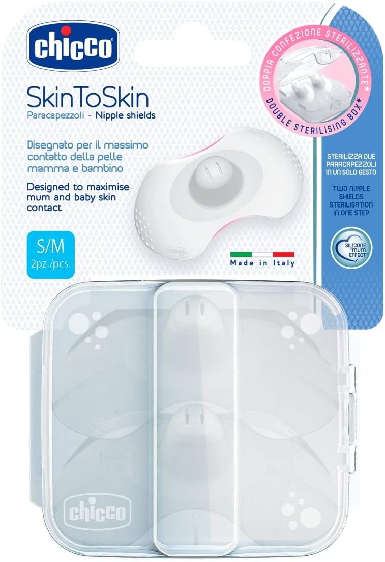 Chicco Silicone Nipple Shield Size S-M Protection