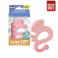 Chicco Soft Bristles Teether 2M+ Gentle Gum Relief - Pink