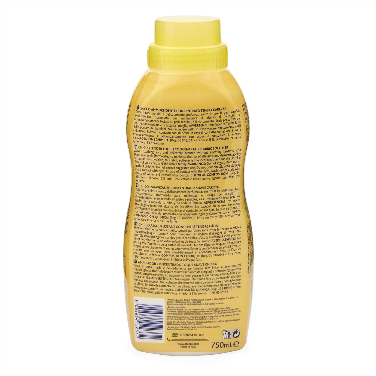 Chicco Tender Touch Softener Long-Lasting Freshness 750ml Chicco Tender Touch Softener Long-Lasting Freshness 750ml