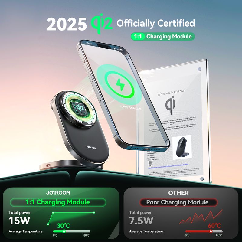 JOYROOM JR-W17 3-in-1 Wireless Charger for Phone, Watch & Buds JOYROOM JR-W17 3-in-1 Wireless Charger for Phone, Watch & Buds