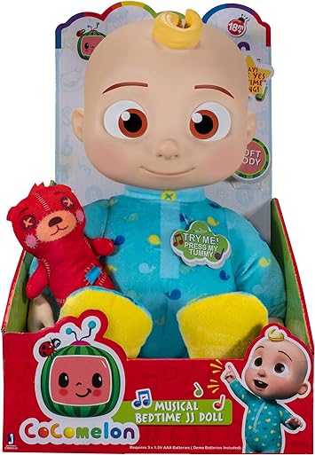 CoComelon Bedtime JJ Musical Plush Comfort & Fun 