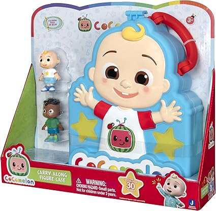 CoComelon Carry Case with JJ & Cody Portable & Fun
