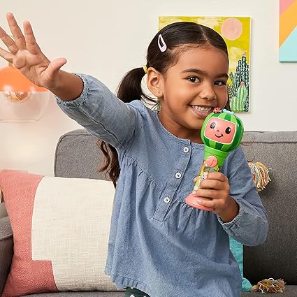 CoComelon Character Microphone Sing Along Fun for Kids - Green
